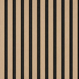 Akustisches Holz-Lamellenpaneel für Wände 270x110 cm