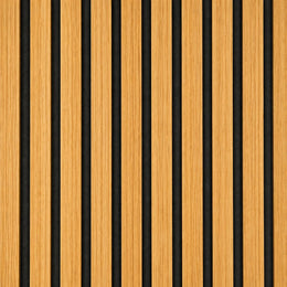 Akustisches Holz-Lamellenpaneel für Wände 270x110 cm