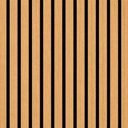 Akustisches Holz-Lamellenpaneel für Wände 270x110 cm